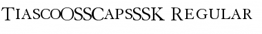 TiascoOSSCapsSSK Regular Font