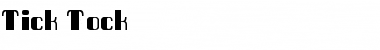 Download Tick Tock Font Download Tick Tock Font