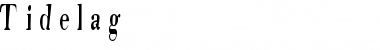 Download Tidelag Font Download Tidelag Font