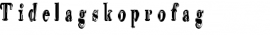 Download Tidelagskoprofag Font Download Tidelagskoprofag Font