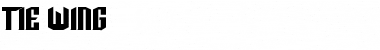 Download TIE-Wing Font Download TIE-Wing Font