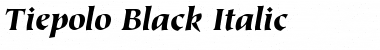 Download Tiepolo Black Font