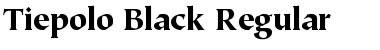 Download Tiepolo Black Font