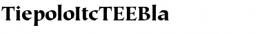 Download TiepoloItcTEEBla Font Download TiepoloItcTEEBla Font