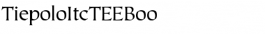 Download TiepoloItcTEEBoo Font Download TiepoloItcTEEBoo Font
