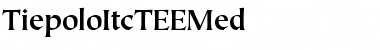 Download TiepoloItcTEEMed Font Download TiepoloItcTEEMed Font