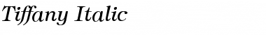 Download Tiffany Italic Font Download Tiffany Italic Font
