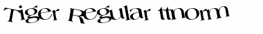 Download Tiger Font Download Tiger Font