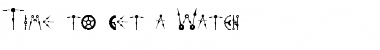 Download Time to get a Watch Font Download Time to get a Watch Font