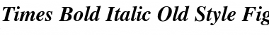 Times SC Bold Italic Font