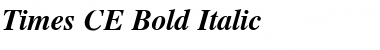 Times CE Bold Italic Font