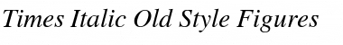 Times SC Italic Font