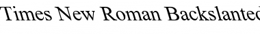 Download Times New Roman Backslanted Font Download Times New Roman Backslanted Font