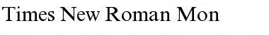 Download Times New Roman Mon Font