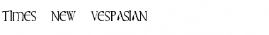 times new vespasian Regular Font