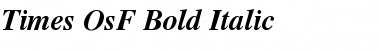 Times OsF Bold Italic Font