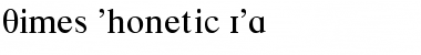 Times PhoneticIPA Regular Font
