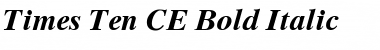 Times Ten CE Roman Bold Italic Font