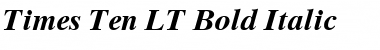 TimesTen LT Roman Bold Italic Font