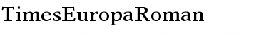 Download TimesEuropaRoman Font Download TimesEuropaRoman Font