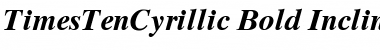 TimesTenCyrillic BoldItalic Font