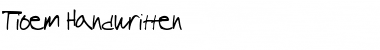 Download Tioem-Handwritten Font