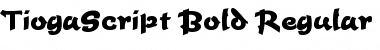 Download TiogaScript-Bold Font