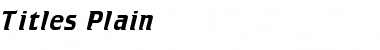 Download Titles Font Download Titles Font