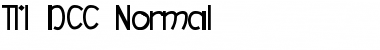 Download TM DCC Font Download TM DCC Font