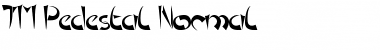 Download TM Pedestal Font Download TM Pedestal Font