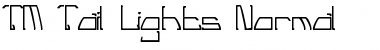 Download TM Tail Lights Font Download TM Tail Lights Font