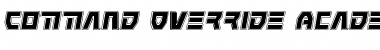 Download Command Override Academy Italic Font Download Command Override Academy Italic Font