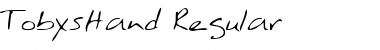 Download TobysHand Font Download TobysHand Font