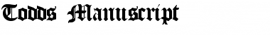 Download Todds Manuscript Font Download Todds Manuscript Font