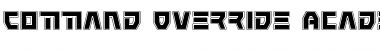 Download Command Override Academy Font Download Command Override Academy Font