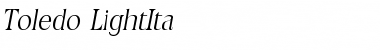 Download Toledo-LightIta Font Download Toledo-LightIta Font
