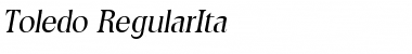Download Toledo-RegularIta Font Download Toledo-RegularIta Font