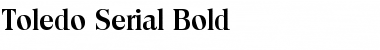 Toledo-Serial Font
