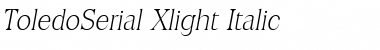 Download ToledoSerial-Xlight Font Download ToledoSerial-Xlight Font