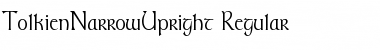 Download TolkienNarrowUpright Font Download TolkienNarrowUpright Font