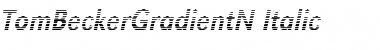 Download TomBeckerGradientN Font Download TomBeckerGradientN Font