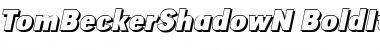 Download TomBeckerShadowN Font Download TomBeckerShadowN Font