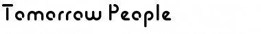 Download Tomorrow People Font Download Tomorrow People Font