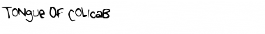 Download Tongue Of Colicab Font Download Tongue Of Colicab Font