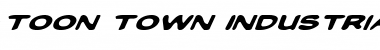 Download Toon Town Industrial Exp Ital Font Download Toon Town Industrial Exp Ital Font