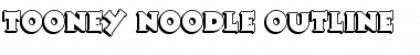Download Tooney Noodle Outline Font Download Tooney Noodle Outline Font
