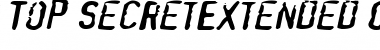Download Top SecretExtended Font Download Top SecretExtended Font