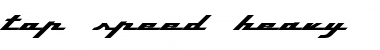Download Top Speed Heavy Font Download Top Speed Heavy Font