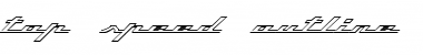 Download Top Speed Outline Font Download Top Speed Outline Font