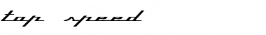 Download Top Speed Font Download Top Speed Font